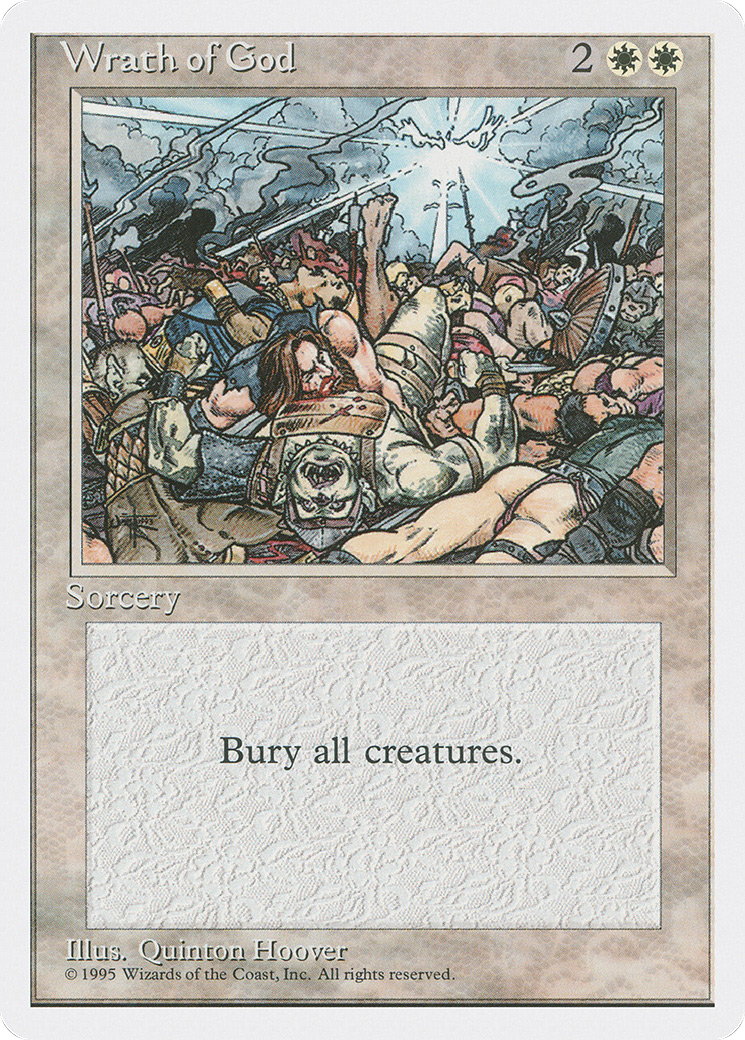 Wrath of God (4ED-058) - rare