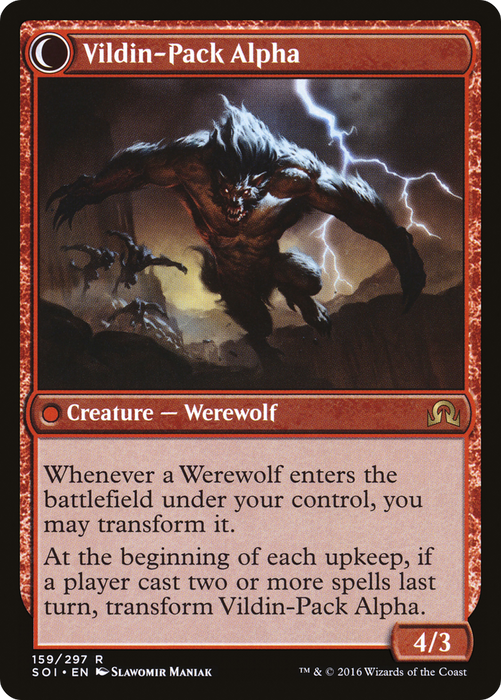 Geier Reach Bandit // Vildin-Pack Alpha (SOI-159) - rare: (Double Faced Transform) - Foil