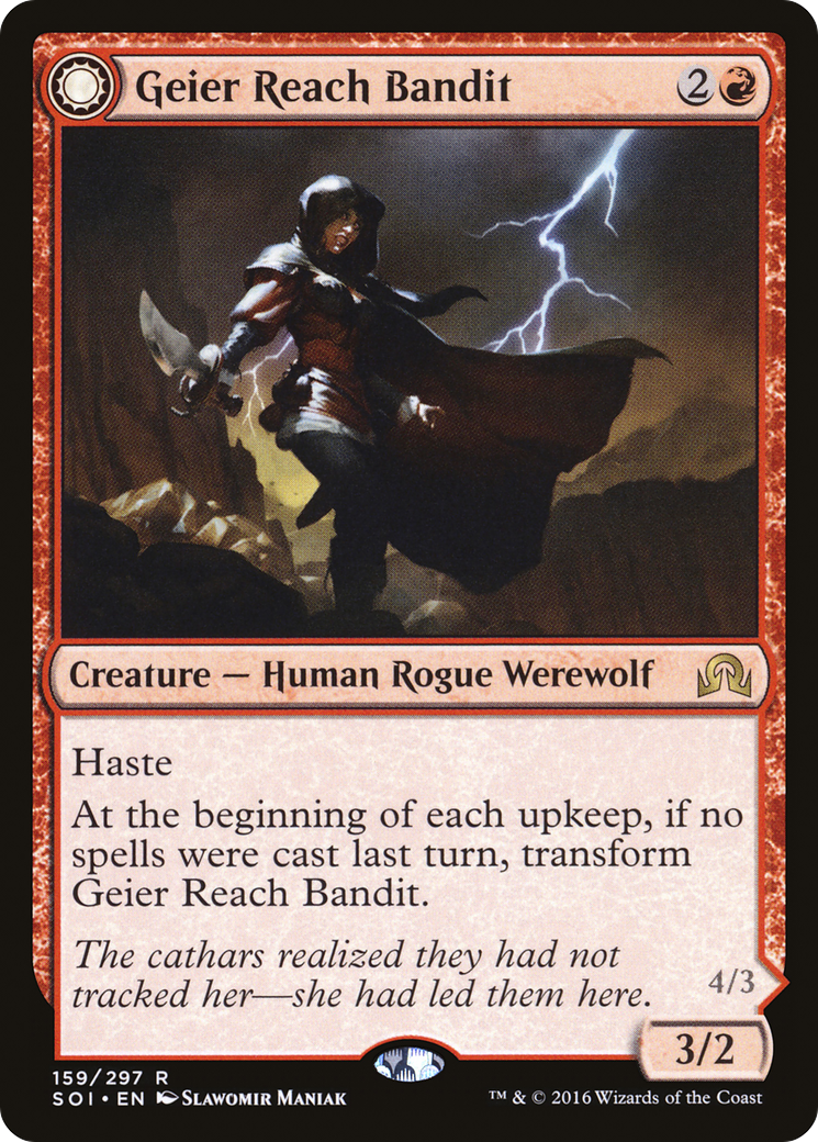 Geier Reach Bandit // Vildin-Pack Alpha (SOI-159) - rare: (Double Faced Transform) - Foil