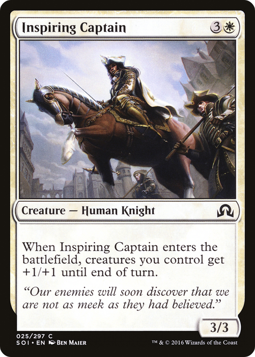 Inspiring Captain (SOI-025) - common - Foil