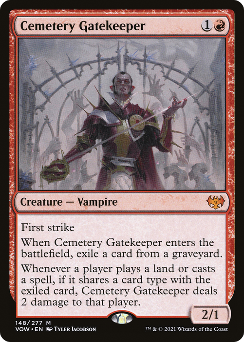 Cemetery Gatekeeper (VOW-148) - mythic
