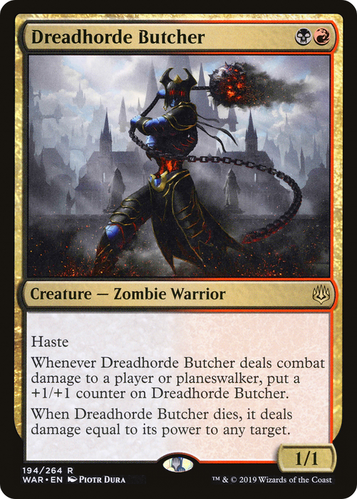 Dreadhorde Butcher (WAR-194) - rare - Foil