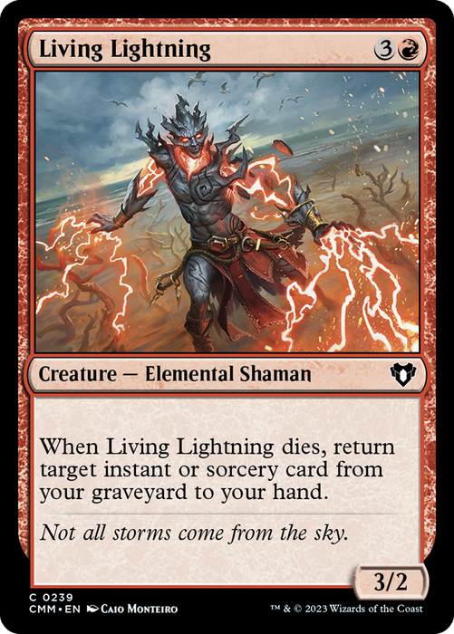 Living Lightning (CMM-239) - common - Foil