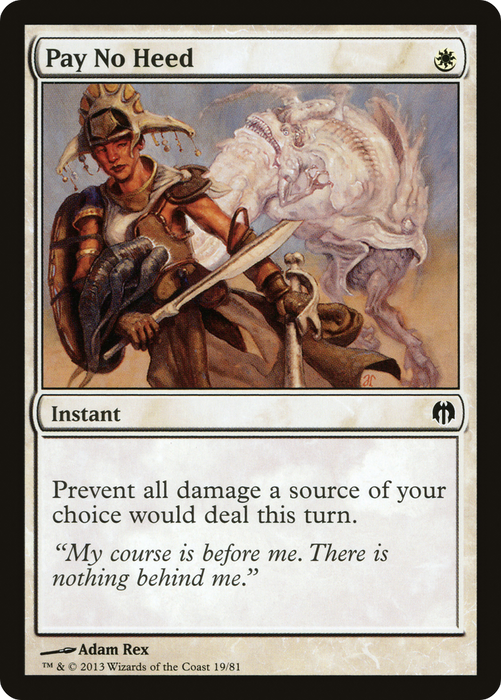 Pay No Heed (DDL-019) - common