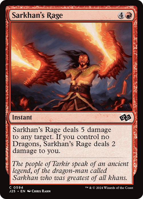 Sarkhan's Rage (J25-594) - common