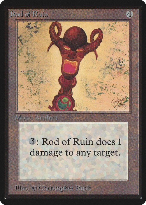 Rod of Ruin (LEB-269) - uncommon