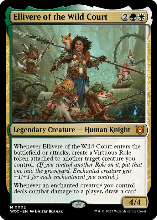 Ellivere of the Wild Court (WOC-002) - mythic