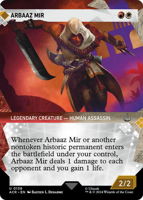 Arbaaz Mir (ACR-138) - uncommon: (Showcase) (Borderless)