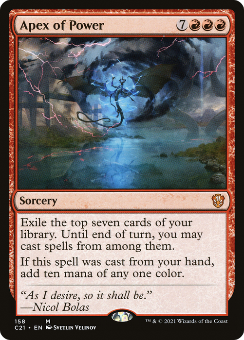 Apex of Power (C21-158) - mythic