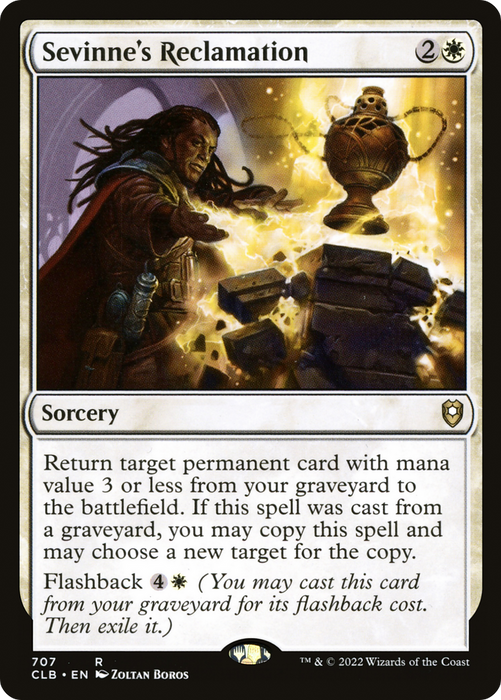 Sevinne's Reclamation (CLB-707) - rare