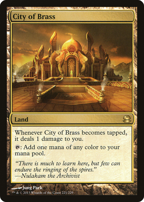 City of Brass (MMA-221) - rare - Foil