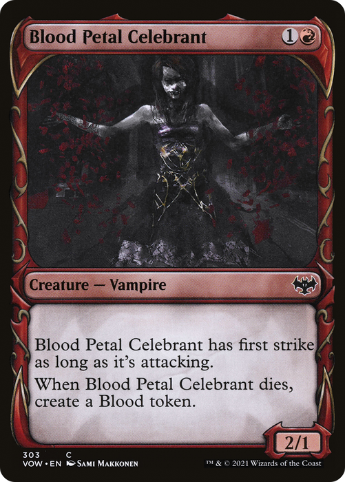 Blood Petal Celebrant (VOW-303) - common: (Showcase)