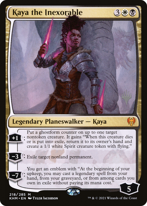 Kaya the Inexorable (PPKHM-218P) - mythic - Foil