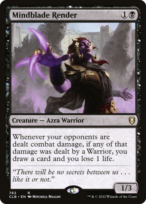Mindblade Render (CLB-762) - rare