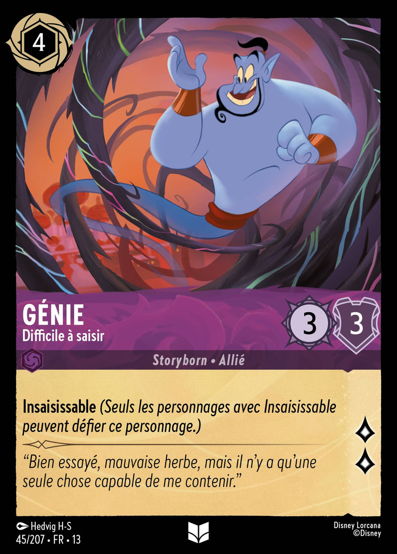 Génie - Difficile à saisir