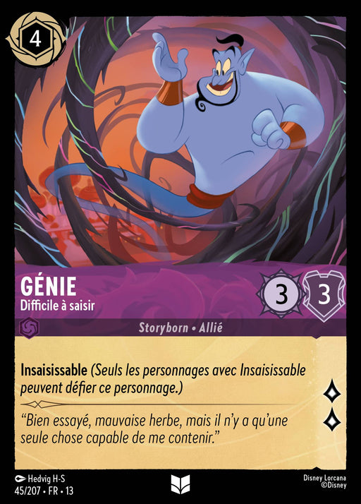 Génie - Difficile à saisir