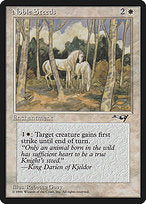 Noble Steeds (ALL-11A) - common