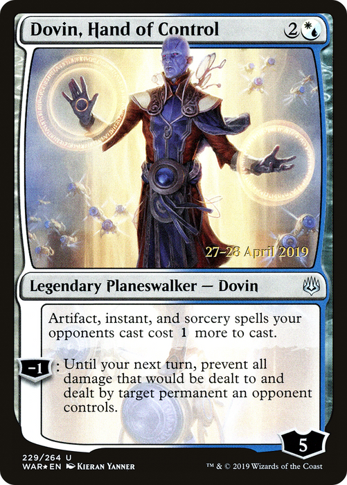 Dovin, Hand of Control (PRE-229S) - uncommon - Foil