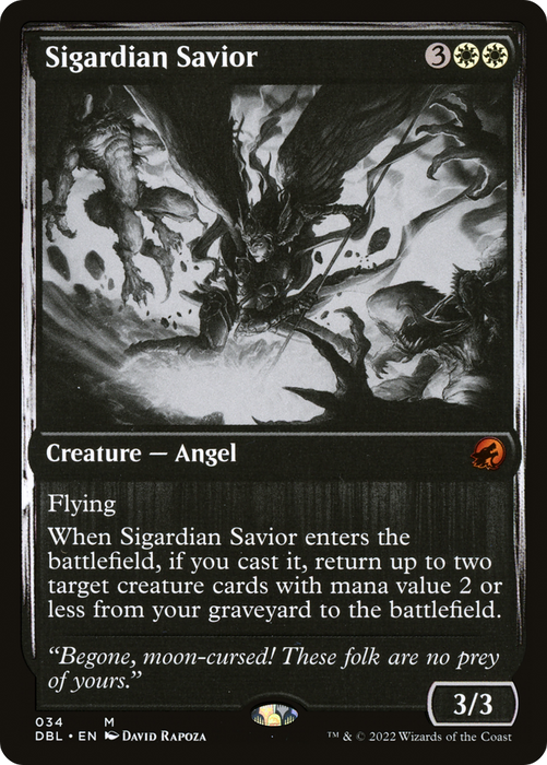 Sigardian Savior (DBL-034) - mythic