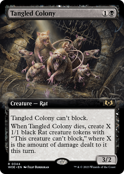Tangled Colony (WOE-344) - rare: (Extended Art)