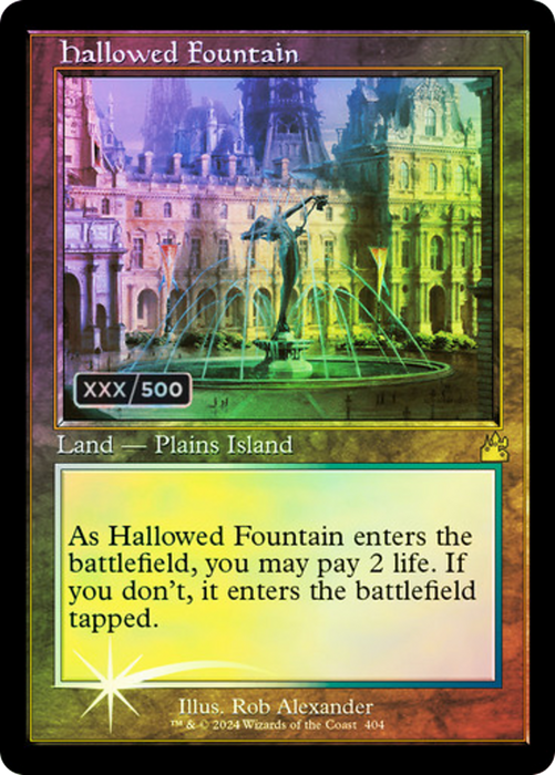 Hallowed Fountain (RVR-404Z) - rare - Foil