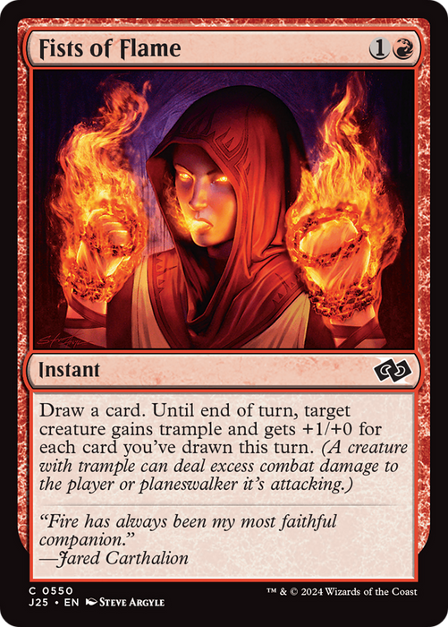 Fists of Flame (J25-550) - common