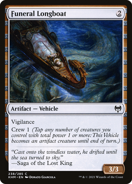 Funeral Longboat (KHM-238) - common - Foil