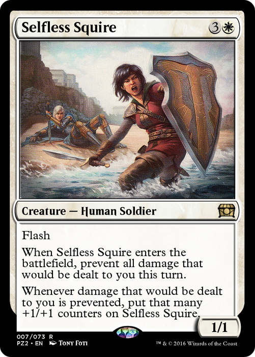 Selfless Squire (PZ2-007) - rare - Foil
