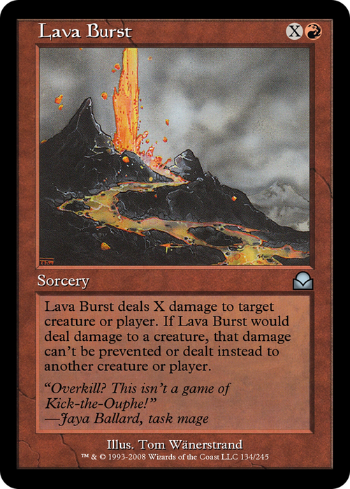 Lava Burst (ME2-134) - uncommon - Foil