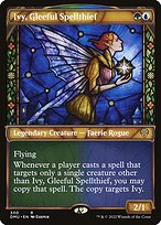 Ivy, Gleeful Spellthief (DMU-300) - rare: (Showcase) - Foil