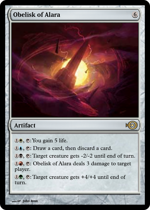 Obelisk of Alara (PRM-31973) - rare - Foil