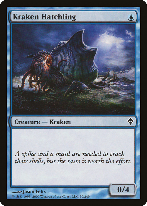 Kraken Hatchling (ZEN-050) - common - Foil