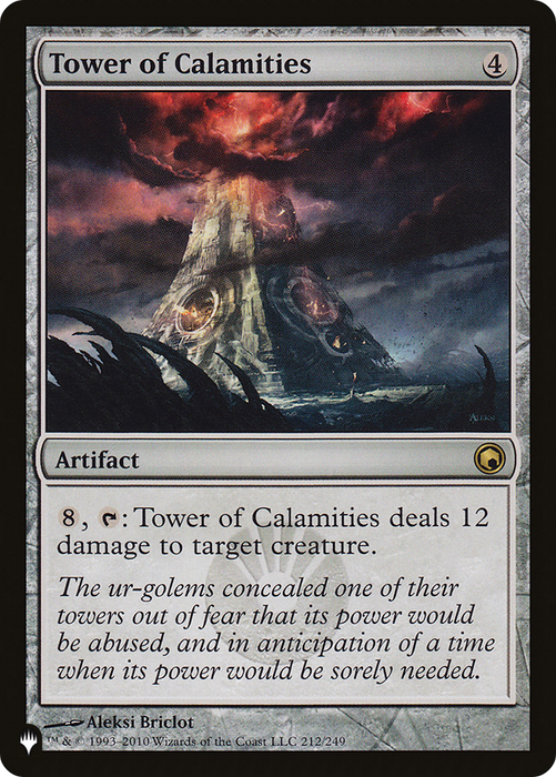 Tower of Calamities (LIST-SOM-212) - rare