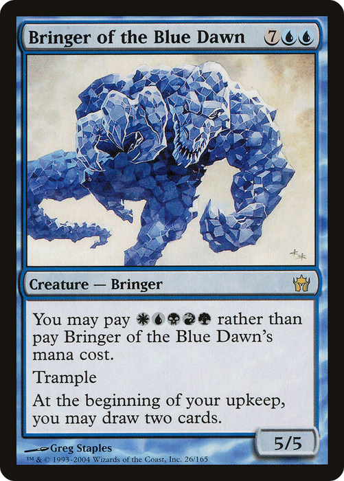 Bringer of the Blue Dawn (5DN-026) - rare