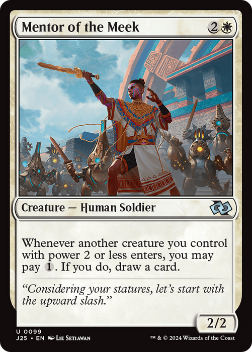 Mentor of the Meek (J25-099) - uncommon