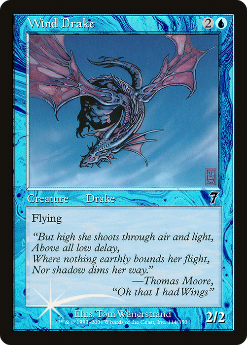 Wind Drake (7ED-114★) - common - Foil