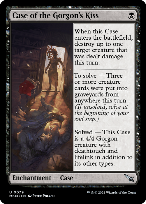 Case of the Gorgon's Kiss (MKM-079) - uncommon - Foil