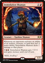 Immolation Shaman (RNA-106) - rare - Foil