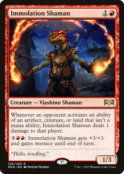Immolation Shaman (RNA-106) - rare
