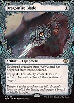 Dragonfire Blade (TDM-324) - rare: (Showcase) - Foil