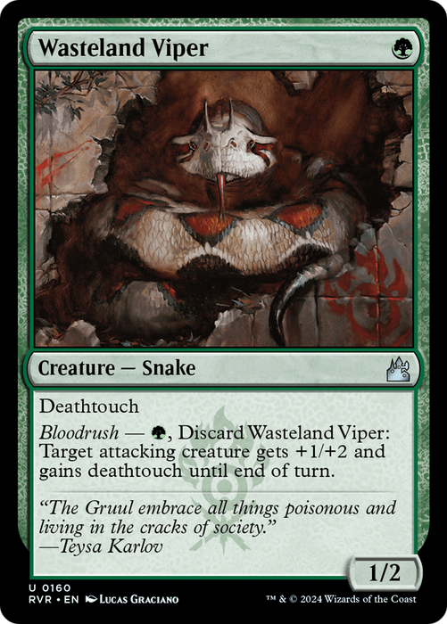 Wasteland Viper (RVR-160) - uncommon - Foil