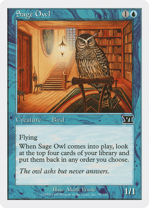 Sage Owl (6ED-095) - common