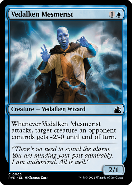 Vedalken Mesmerist (RVR-065) - common - Foil