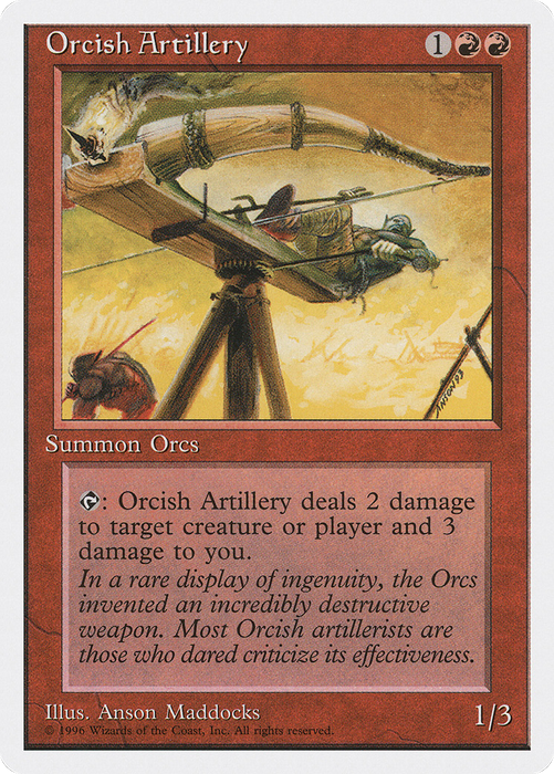 Orcish Artillery (2PS-036) - uncommon