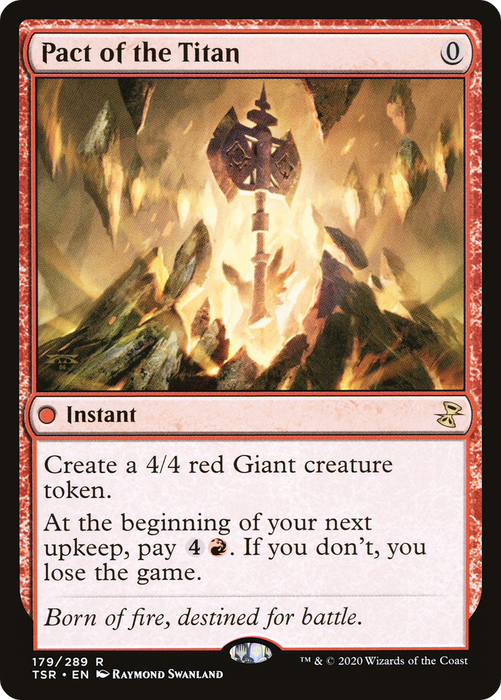 Pact of the Titan (TSR-179) - rare