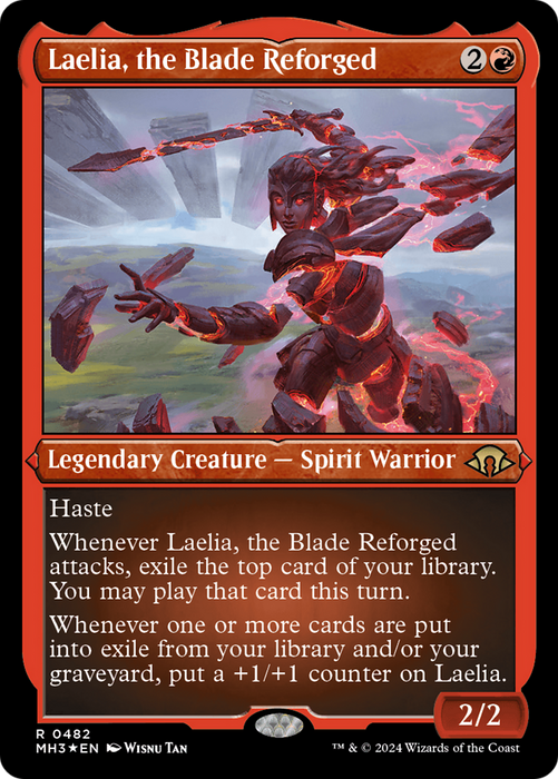Laelia, the Blade Reforged (MH3-482) - rare - Etched Foil