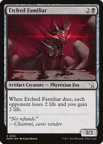 Etched Familiar (MOM-101) - common - Foil