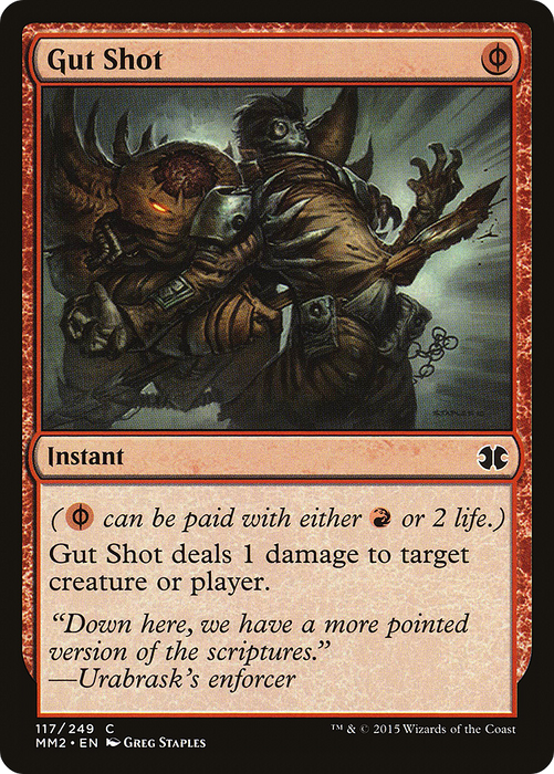 Gut Shot (MM2-117) - common - Foil