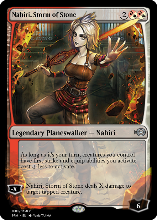 Nahiri, Storm of Stone (PRM-72291) - uncommon - Foil