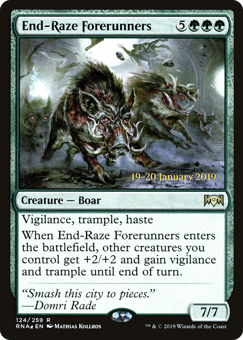 End-Raze Forerunners (PRE-124S) - rare - Foil